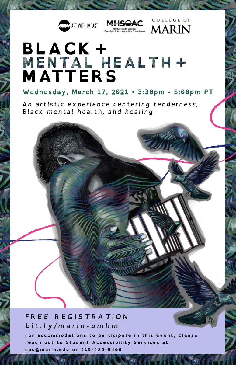 Poster - Black + Mental Health + Matters