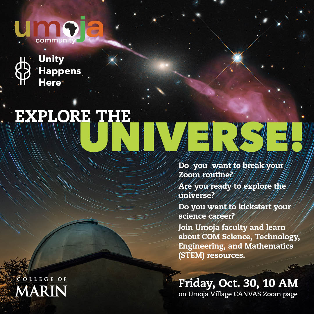 Join Umoja faculty and learn about STEM resources