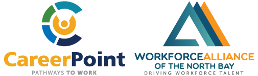 CareerPoint logo and Workforce Alliance of the North Bay logo
