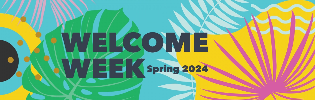 Welcome Week graphic
