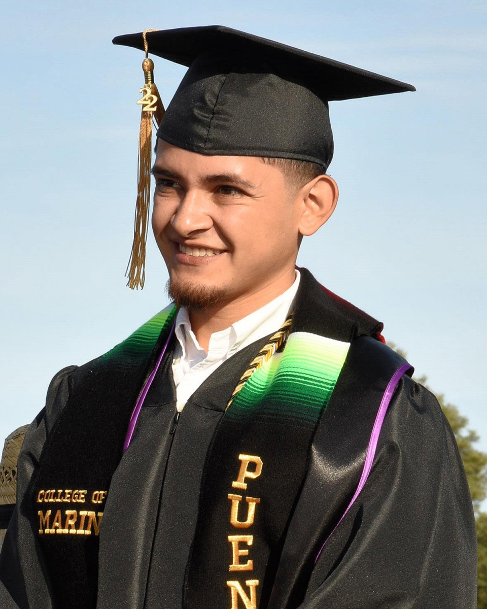 Juan Camara at Commencement Ceremony