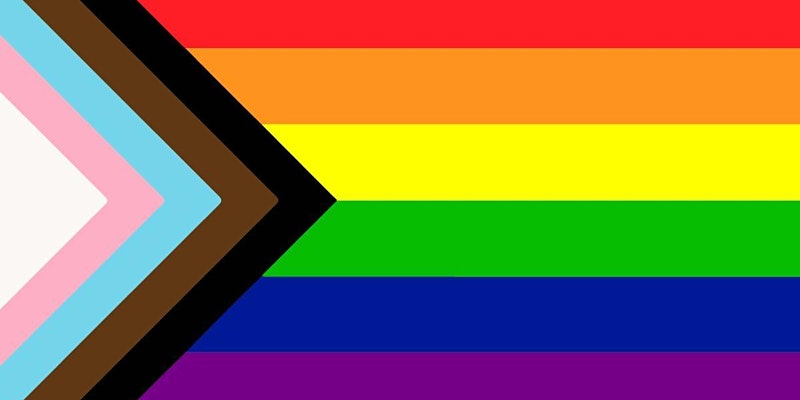 LGBTQIA2S+ pride rainbow flag