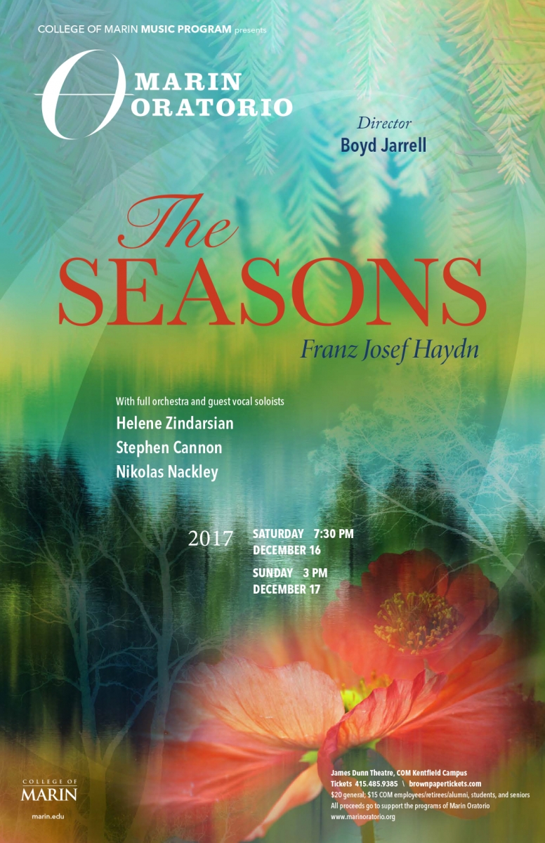 Marin Oratorio poster for The Seasons