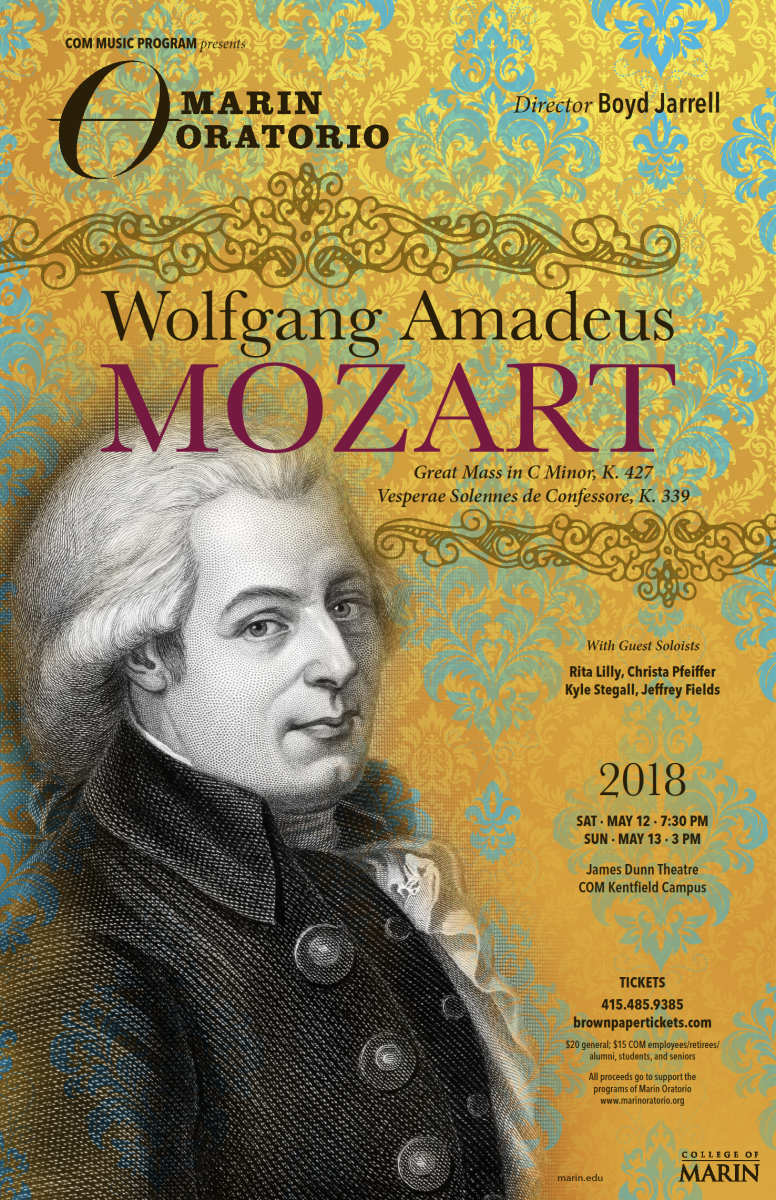 Marin Oratorio - Mozart poster