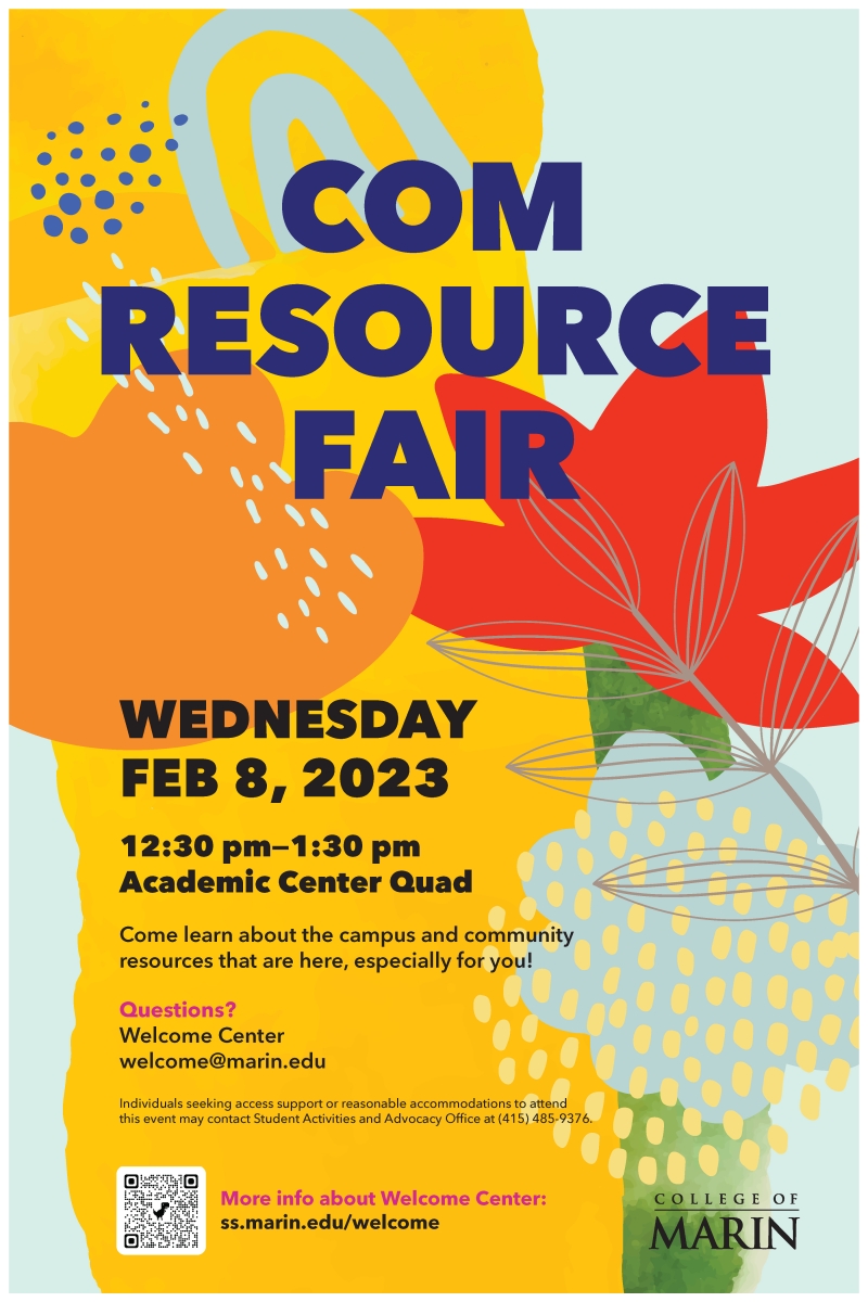 COM Resource Fair poster