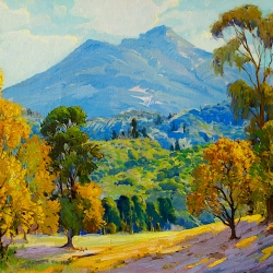 Painting of Mt. Tamalpais by George Demont Otis