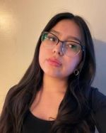 Student wearing black shirt