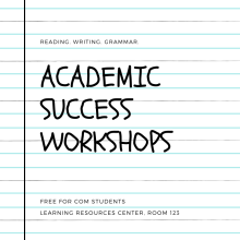academic success workshops